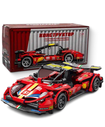 Конструктор "Машинка Ферарри" совместим с lego 6+